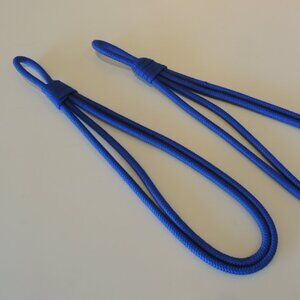 Set of '2' Houle's Paris Royal Blue Silk Woven Curtain Tiebacks.